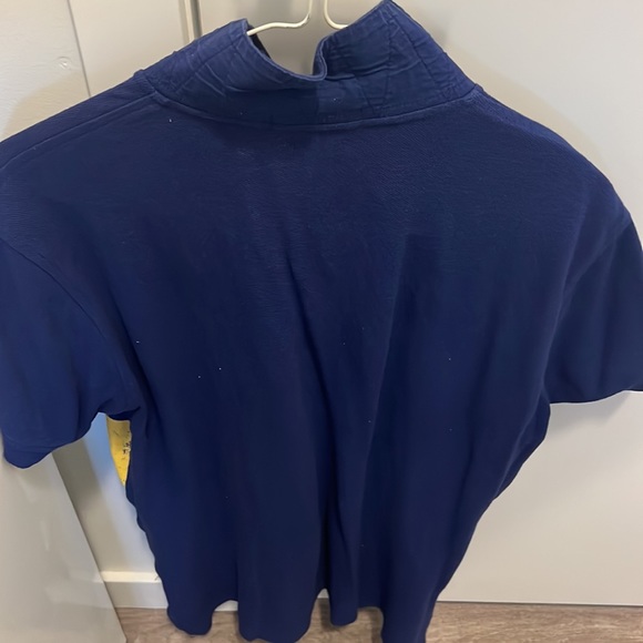 Polo Ralph Lauren Polo Shirt. Yellow and Navy Blue - Picture 4 of 4